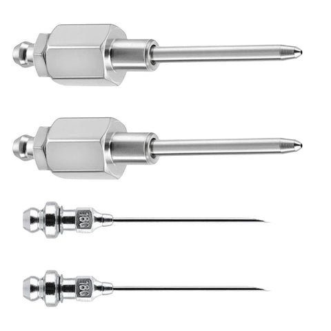 Heavy Duty Grease Needle Dispensing Tool Kit With Steel Tips For Pro Grade Precision Lubrication Adjustable Nozzles
