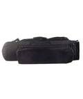 Side view of 6.8L 9L Carbon Fiber Cylinder Bag For PCP Black Air Tank Soft Protective Case with handles and zippers