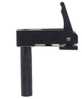 Heavy Duty Aluminum Bench Dogs With Adjustable Clamps For Woodworking, Fast Pressing Design, 19mm, side view of clamp mechanism