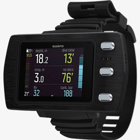 EON Steel Black Dive Computer With Ultra Durable Build, Wireless Sync, Rechargeable Battery Up To 40 Hours, Fully Configurable Views