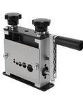 Gowenic 6 Channel Hand Crank And Drill Powered Automatic Wire Stripper Machine showing handle and input holes for copper stripping.