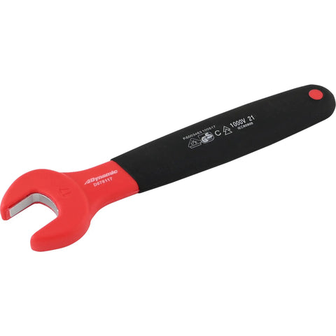 Job Site Beast 28 Piece 1000V Insulated Tool Set VDE Certified adjustable wrench with black and red handle.