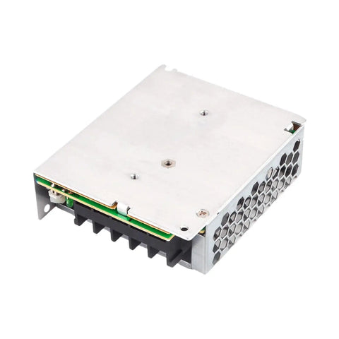 Heavy Duty Industrial Power Supply Serving Smooth Five Volt Ten Amp Dc Juice For Automation Led Arrays And Telecom Racks With Universal Vac Input Built Like A Tank For Non Stop Factory Shifts - metal enclosure view