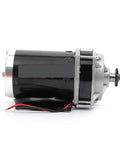 Badass 500W And 800W Brushed DC Motor Paired With A Slick Permanent Magnet Gearbox Spinning At 500RPM, 12V 36V 48V.