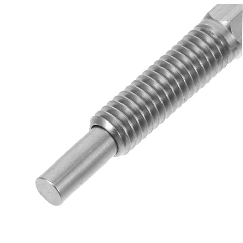 Top Shelf Stainless Steel Spring Plunger Pin With Ergonomic Indexing Handle Heavy Duty Safety Latch For Gym Equipment, showing the M6 thread detail.
