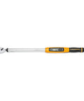 Electronic Torque Wrench With Half Inch Drive 72 Tooth Ratchet 5 Degree Swing Arc Target Torque Alert High Precision CW And CCW Accuracy