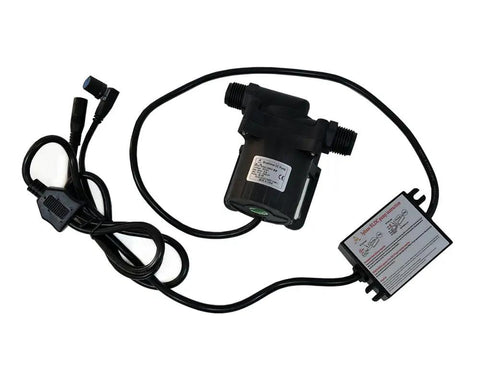 24V Micro Brushless DC Water Circulation Pump Runs Buttery Smooth And Dead Quiet Adjustable Speed Control for hydroponics.