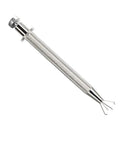 Pro Grade Four Prong Bead Picker Tool Stainless Steel Prong Holder Claw Tweezers Grabber Beads Catcher for Jewelry Making