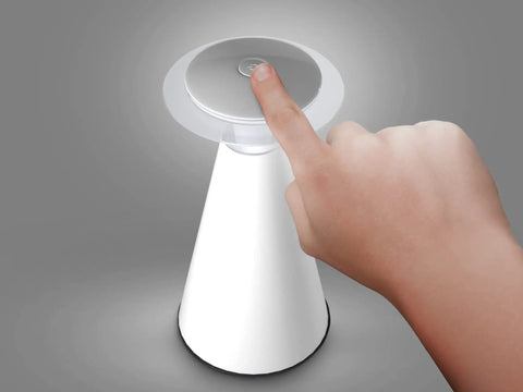 Lanterna Touch LED Lantern Portable White Light 200 Lumen Output With 12 LED Array One Touch On Off Cordless No Outlet Needed