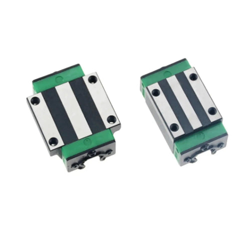 Square Linear Guide Rail With Cross Roller Guides And HGW Slide Block Carriages 100mm Kit, two rail blocks