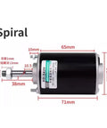 Beefy Torque DC Gear Motor 12V 24V With Adjustable Reversing RPM 3500 Or 7000, Worm Gear Drive For Robotics Automation Safe Boxes