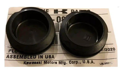 Genuine OEM Front Bumper Plugs 42mm Pack Of 2 For 2016 2025 Teryx 800 Teryx4 800 Mule SX on packaging, black plastic 42mm plugs.