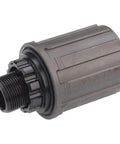 Beefy Steel Freehub Body For 10-11 Speed Road And Mountain Bike Wheels, side view showing detailed grooves and threads