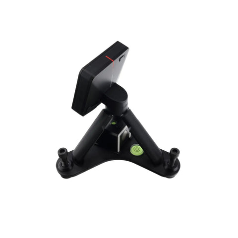 Game Changer Alignment And Leveling Stand Built From Solid Injection Molded Nylon Featuring A Rechargeable Vertical Green Laser and oversized bullseye level.