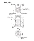 Two Channel 360 Degree High Speed Pneumatic Rotary Joint Built For Tight Spaces No Fuss Brass Swivel With Low Friction Fast Response Reliable Multi Channel Design For Industrial Automation technical drawing with dimensions