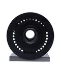 Knockout Precision 5C Spin Index Fixture Collet with beefy multi function worktable, 360 degree scale, black cast steel design.