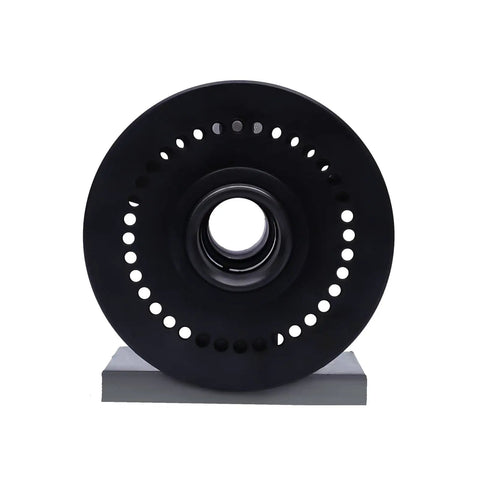 Knockout Precision 5C Spin Index Fixture Collet with beefy multi function worktable, 360 degree scale, black cast steel design.
