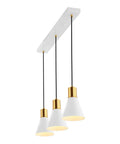 Mid Century Modern Iron LED Pendant Light With Sleek Black Metal Shade, Adjustable Hanging Ceiling Fixture For Kitchen Island And Hallway, Energy Saving LED Bulbs Included