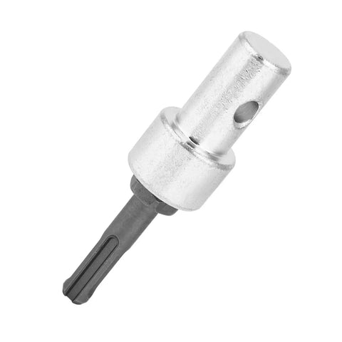 Pro Grade Round Shank Drill Bit Adapter For Electric Drills And Earth Augers, Heavy Duty Metal Connector With Easy Quick Connect