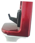 Close-up of self adhesive arrow rest for recurve bow right hand 8 pack must have replacement bow accessory, red bow with black rest attachment