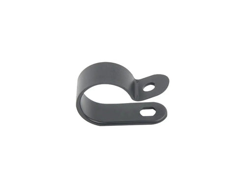 Five Eighth Inch Nylon Cable Clamps Kit 100 Pack R Type Cable Clips Black Plastic Wire Mounting Fasteners Self Locking
