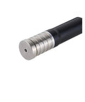 Pro Grade Digital Roughness Tester And Surface Profile Gauge With Separate Cabled Probe, close-up of tungsten carbide tip.
