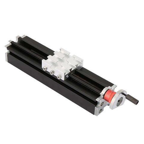 Heavy Duty Metal Cross Slide Block For Mini Lathes Z010M, 150 mm iron alloy slide for smooth machining control.