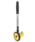 Estink Measuring Wheel Extendable 0.5% Accurate Metric Distance Roller for, showing yellow wheel and telescopic handle.