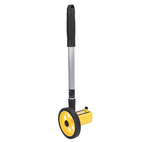 Yctze Metric Measuring Wheel Versatile Portable Tool for Accurate Distance with adjustable length and rubber wheels.