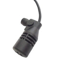 Close-up of the 3.5mm Car Microphone Assembly For Head Unit With Bluetooth Enabled Stereo GPS DVD High Sensitivity Electret Condenser Mic