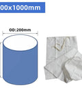 Genuine Heavy Duty Industrial Dust Collector Bags For Woodworking Durable Pocket Filter Cloth Sacs 200x1000mm size for dust extraction.