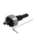 Heavy Duty 25mm Hole Saw Cutter Set With 67mm Length, HSS Spring Loaded Twist Drill Bit, 13mm Cutting Depth, Includes Hex Wrench