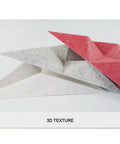 Kick The Echo To The Curb With These Top Shelf Hexagon Acoustic Panels High Density Polyester Sound Dampening Wall Tiles showing 3D textured tiles in gray and red.