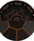 Decorative detail of Solid Core Cabinet Pulls for Kitchen and Dresser Doors Richmond Collection Oil Rubbed Bronze Highlighted Bar Pulls With Three Inch Center To Center Four And Nine Sixteenths Inches Long Luxury Hardware For Contemporary And Traditional Includes Mounting