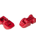 Metal Hinge Cover for RC Car MK07 JK07 Upgrade Part, Lightweight Yet Sturdy, Durable RC Accessories, Hinge Shield for Model Cars, Decorative and Modification Upgrade, Tough Precision Fit, red pair