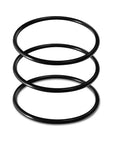 Three black O-rings for A-R1 Drive Belt Replacement for Rotary Rock Tumbler Compatible with A-R1 A-R2 A-R6 A-R12 and Model B