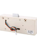 Back view of Code Lock Keypad Cabinet Lock with ABS plastic panel, showing wiring and zinc alloy body, perfect for lockers and storage.