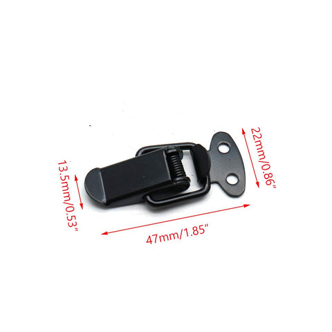 Mini Size Toggle Latch Spring Loaded Black For Toolbox Drawer Cabinet And Chest Pack Of 10 201 Stainless Steel With Black Coating
