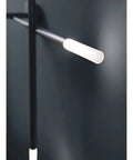 Modern Led Wall Sconce Crafted From Rust Resistant Metal With Soft Warm White Glow, close-up view of illuminated LED.