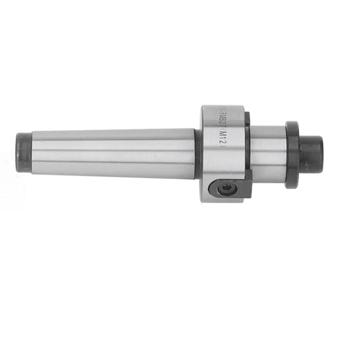 Premium High Precision M12 Collet Chuck Holder For Metalworks in silver molybdenum steel, designed for CNC turning applications.