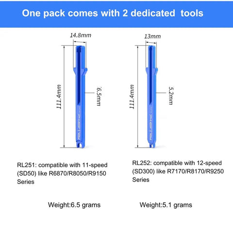 Electronic Shift Cable Installation Tool Kit Pro Grade For Shimano Di2 11 12 Speed SD50 SD300 with RL251 and RL252 shown