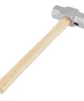 Two Pack 4 Lb Mini Sledge Hammers With Wooden Handles For Demolition, showing a single wood-handled sledge hammer with forged steel head.