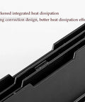UBNMIUBV 20W Led Recessed Lighting Kits - Adjustable Color Temperature Downlight for Home and Commercial Use,15 Heads-Neutral Light, detail of integrated heat dissipation