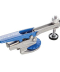 Auto Lock T Track Clamp For Woodworking Adjustable Hold Down Clamp With Set Screw 360 Degree Pivot Heavy Duty Metal T Track Stop