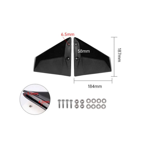 Dimensions and components of Outboard Motor Hydrofoil for 0 to 40 HP Boats, Easy Install, Energy Saver and Cavitation Buster