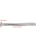 Pro Grade Stainless Steel Taper Welding Gauge For Gap And Depth Measurement, Dual Scale Ruler with dimensions shown