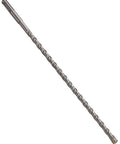 Side view of 3/8 in x 12 in SDS Plus rotary hammer drill bit with tungsten carbide, for concrete and masonry.