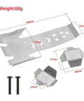 Stainless Steel Chassis Frame And Axle Cover Upgrade For VP Optic H10 Tracked RC Cars with measurements 140mm x 32mm