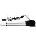 Linear actuator for recliner chair, Kaidi KDFSJ-403-6 model, silver cylinder with black motor housing