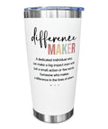 20 Oz Stainless Steel Tumbler Vacuum Insulated Daily Driver Cup For Women Leaders Boss Lady Coworker Teacher Office Anniversary Birthday Christmas Thank You Motivational Quote